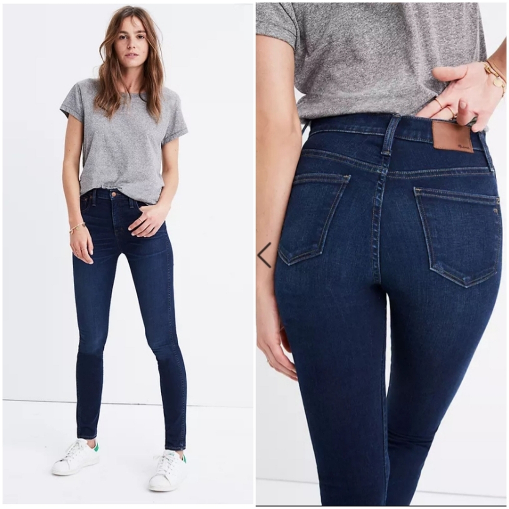 Madewell 10" High-Rise Skinny Jeans Size 27